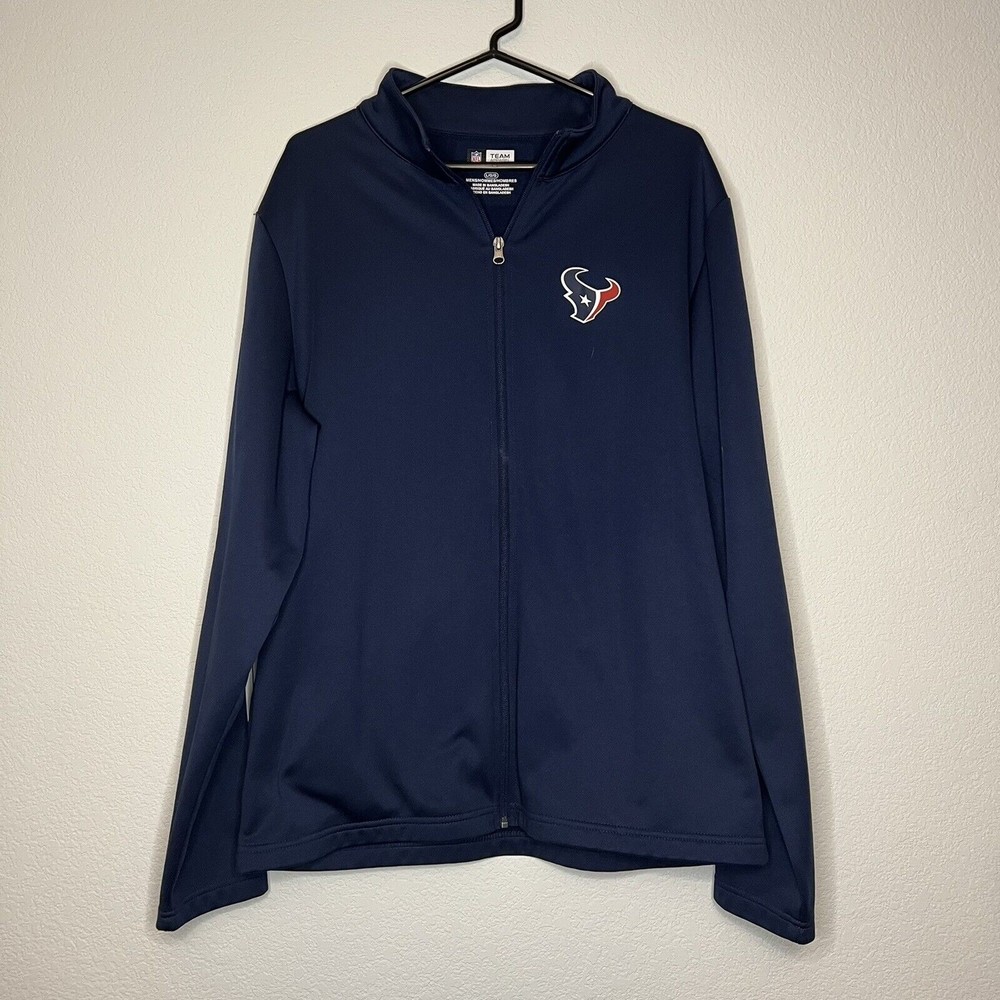 Houston Texans Mens Size L 1/4 Zip Pullover NFL